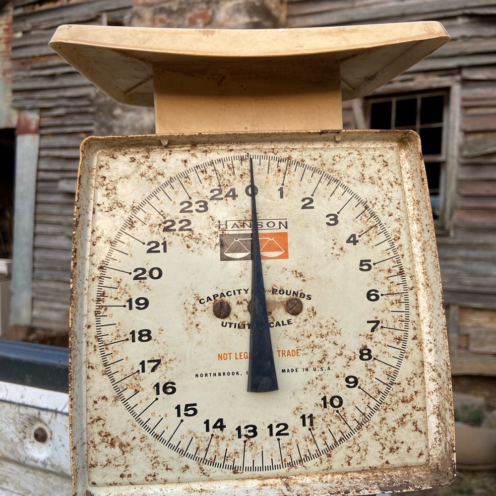 Hanson Utility Scale with Rustic Charm Made USA